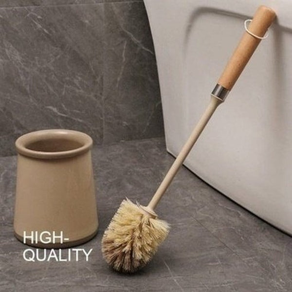 Nylon Toilet Brush Toilet Brushes & Holders Wooden Handle Nylon Head Toilet Cleaning Brush · Dondepiso