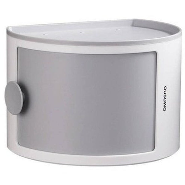Toilet Tissue Box Toilet Paper Holders Grey Wall Mount Toilet Paper Box with Lid – Dondepiso