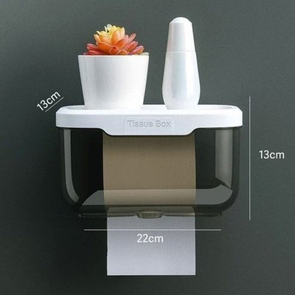 Wall Toilet Paper Holder Toilet Paper Holders Grey Wall Mount Toilet Roll Paper Holder - Dondepiso