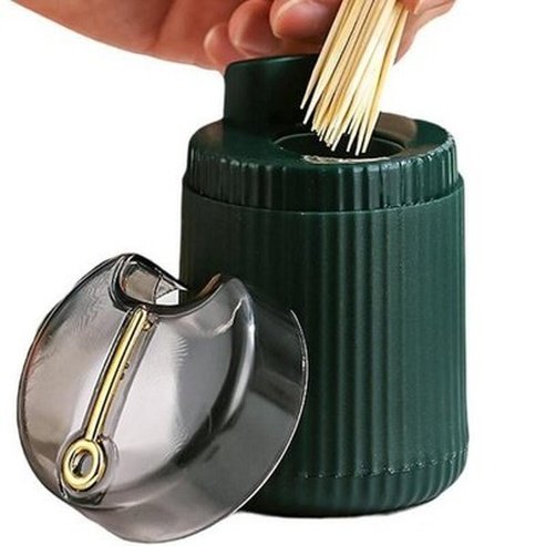 Pop-up toothpick dispenser Toothpick Holders & Dispensers Pop-up Pressure Toothpick Dispenser Sealed – Dondepiso