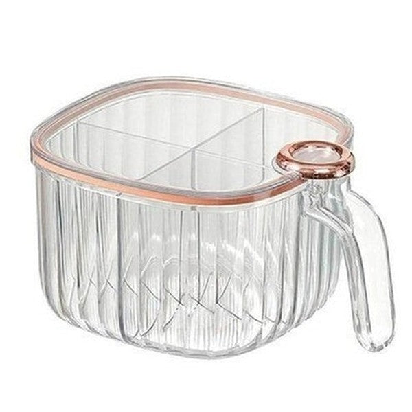 Transparent Plastic Condiment Container With Lid. Spices Storage Box With Spoon. Plastic Clear Condiment Storage Box. Tools & Utensils. Kitchen Organizers: Spice Organizers.