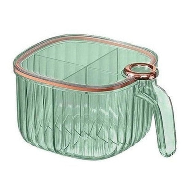 Transparent Plastic Condiment Container With Lid. Spices Storage Box With Spoon. Plastic Clear Condiment Storage Box. Tools & Utensils. Kitchen Organizers: Spice Organizers.