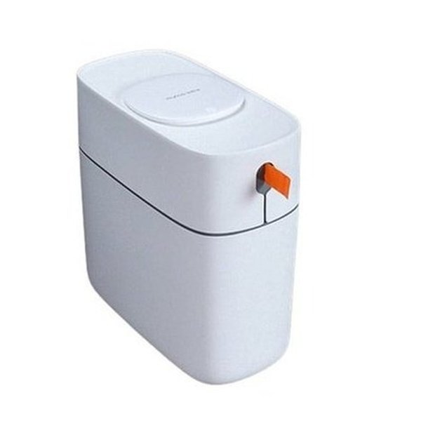 Automatic Packaging Garbage Trash Cans & Wastebaskets White Automatic Packaging Garbage Trash Can – Dondepiso