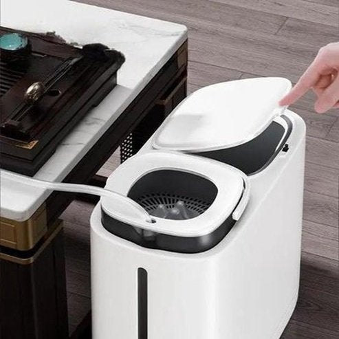 Garbage Separation Container Trash Cans & Wastebaskets White Dustbin Sorting wet dry waste – Dondepiso