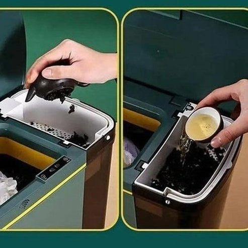 Induction Trash Can Trash Cans & Wastebaskets Induction USB Smart Trash Can – Dondepiso