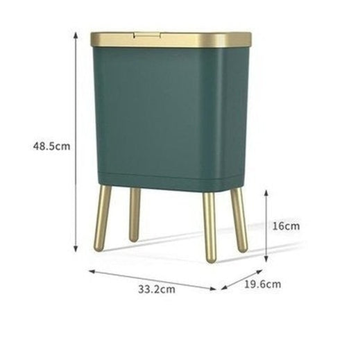Decor Trash Can Trash Cans & Wastebaskets Large Capacity Decorative Trash Can · Dondepiso