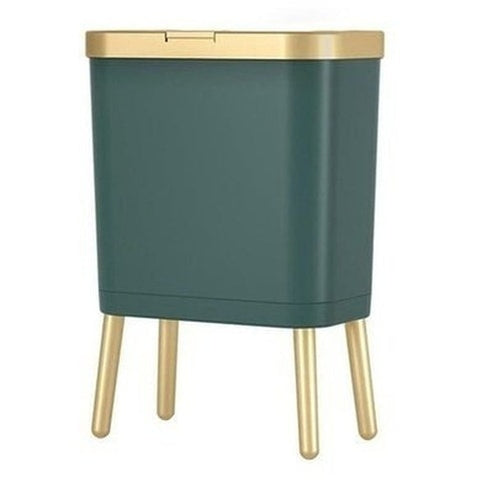 Decor Trash Can Trash Cans & Wastebaskets Green Large Capacity Decorative Trash Can · Dondepiso