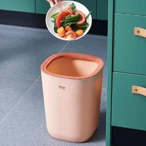 Mini Trash Can Trash Cans & Wastebaskets Small trash can with pop-up lid – Dondepiso