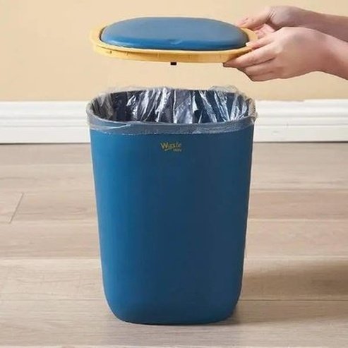 Mini Trash Can Trash Cans & Wastebaskets Small trash can with pop-up lid – Dondepiso