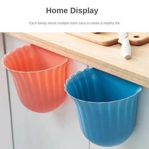 Flower Trash Can Trash Cans & Wastebaskets Wall-Mounted Plastic Flower Trash Can – Dondepiso
