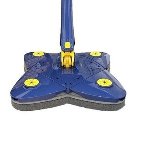 Triangle 360 Cleaning Mop Mops Blue Rotating Triangle Cleaning Mop for Tiles And Walls · Dondepiso