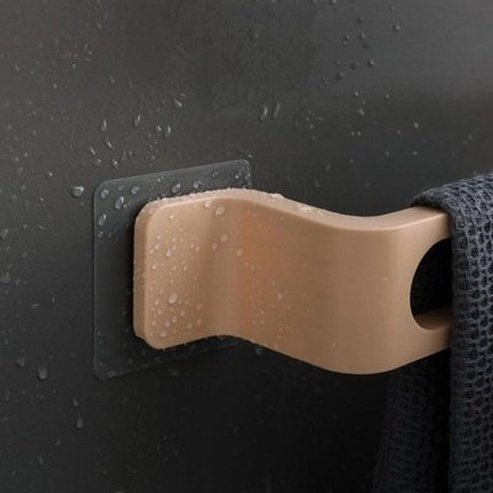 Wall Towel Rack Towel Racks & Holders Bathroom Wall Towel Rack 90-Degree Rotation – Dondepiso