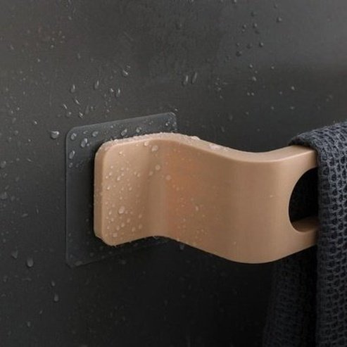 Wall Towel Rack Towel Racks & Holders Bathroom Wall Towel Rack 90-Degree Rotation – Dondepiso