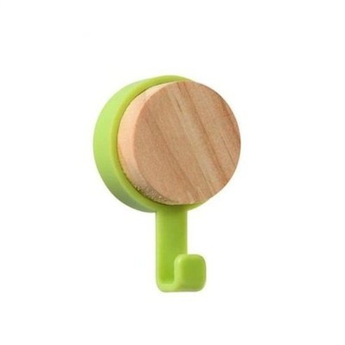 Wall Wood Hook Storage Hooks & Racks One Hooks 2 Strong Adhesive Wall Wooden Hook · Dondepiso