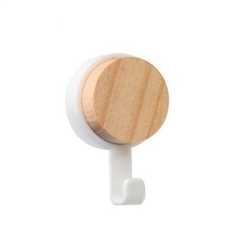 Wall Wood Hook Storage Hooks & Racks One Hooks 1 Strong Adhesive Wall Wooden Hook · Dondepiso