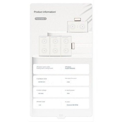Warm Cutting Board Cutting Boards White Folding Insulation Warm Hot Cutting Board · Dondepiso