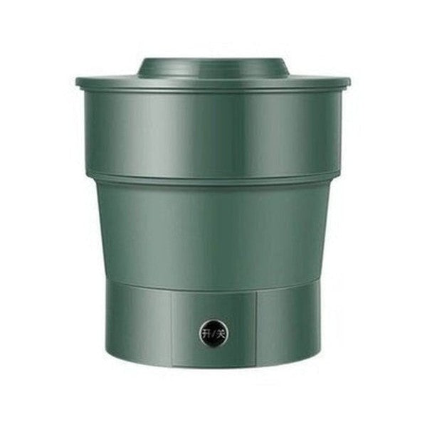 Ultrasonic Mini Laundry Machine Washing Machines Green Foldable Ultrasonic Mini Laundry Machine · Dondepiso