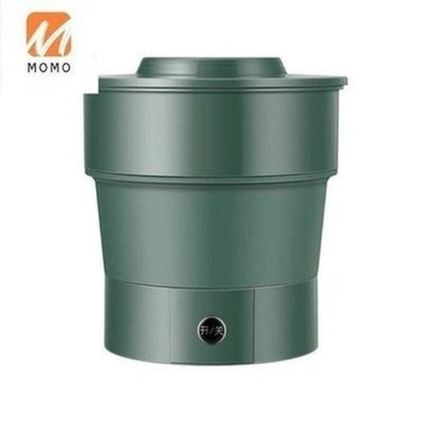 Ultrasonic Mini Laundry Machine Washing Machines Green Foldable Ultrasonic Mini Laundry Machine · Dondepiso