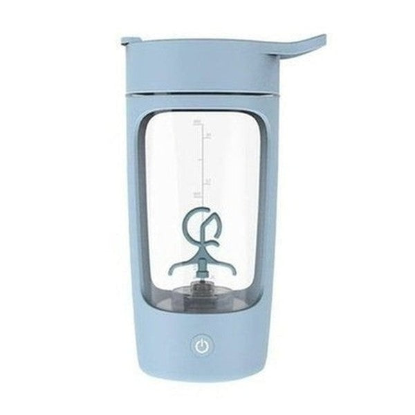 Electric Shaker Bottle Water Bottles Blue Electric Shaker Bottle Powder Mixer – Dondepiso