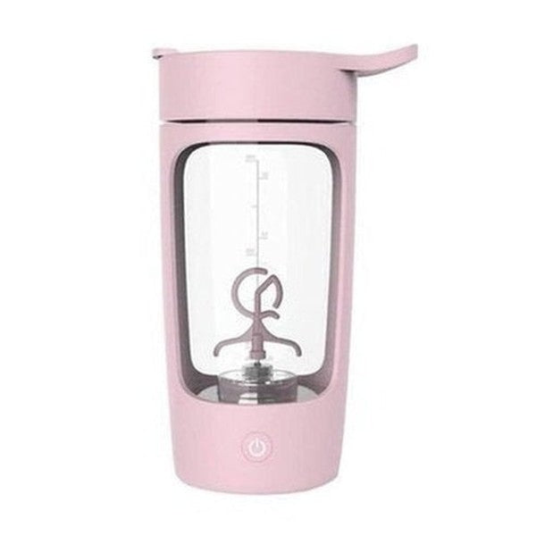 Electric Shaker Bottle Water Bottles Pink Electric Shaker Bottle Powder Mixer – Dondepiso