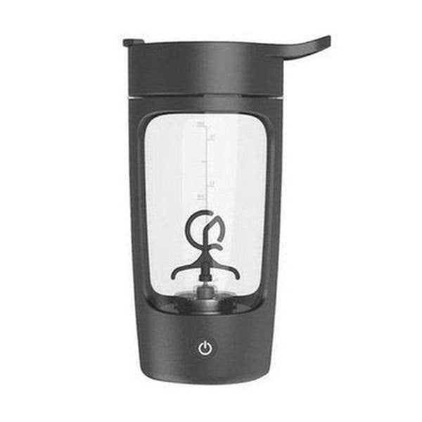 Electric Shaker Bottle Water Bottles Black Electric Shaker Bottle Powder Mixer – Dondepiso