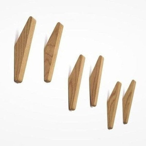 Wood Coat Rack Storage Hooks & Racks Wooden Natural Wood Wall Hanging Coat Rack · Dondepiso