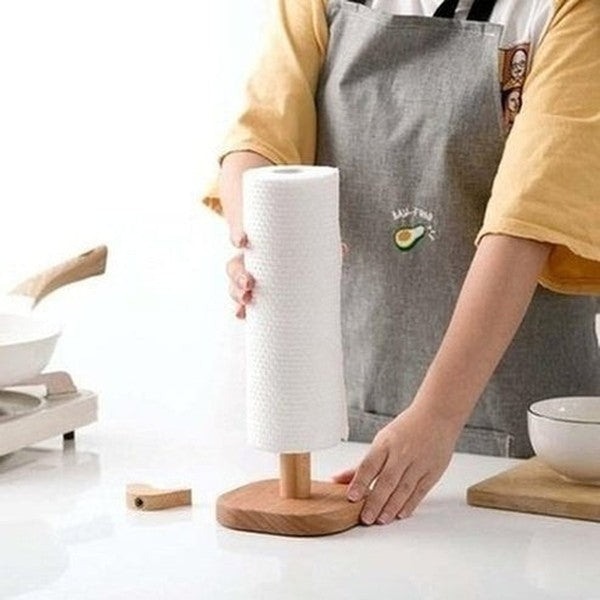 Wooden Paper Towel Rack Kitchen Utensil Holders & Racks Vertical Wooden Paper Towel Rack Napkin Holder · Dondepiso