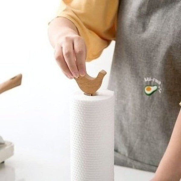 Wooden Paper Towel Rack Kitchen Utensil Holders & Racks Vertical Wooden Paper Towel Rack Napkin Holder · Dondepiso