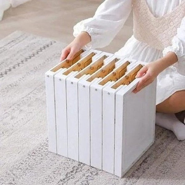 Xiaomi Foldable Shoe Cabinet Shoe Racks & Organizers White Xiaomi 6 Layer Retractable Folding Shoe Rack – Dondepiso