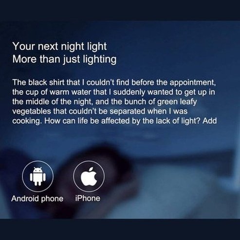 Xiaomi Mijia LED Lamp Night Lights & Ambient Lighting White Xiaomi Mijia LED Night Light Wireless – Dondepiso