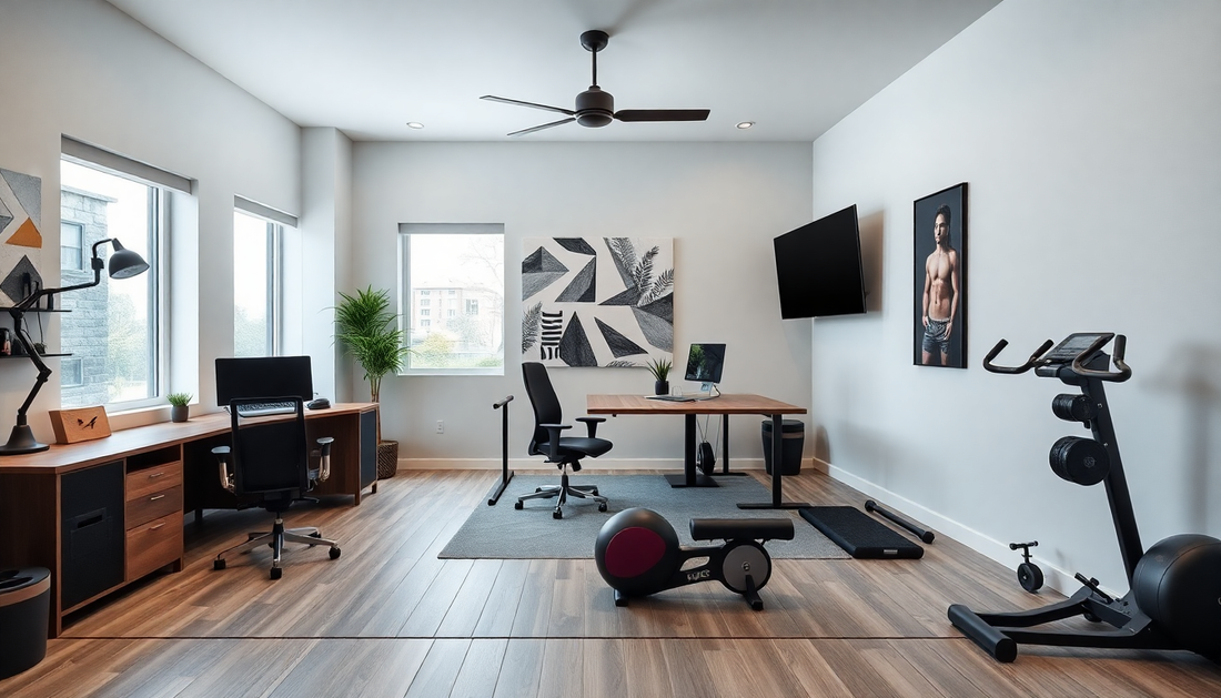Creating a Multifunctional Home Office and Fitness Space in 2025: Innovative Design Tips for Enhanced Focus and Wellbeing - Dondepiso