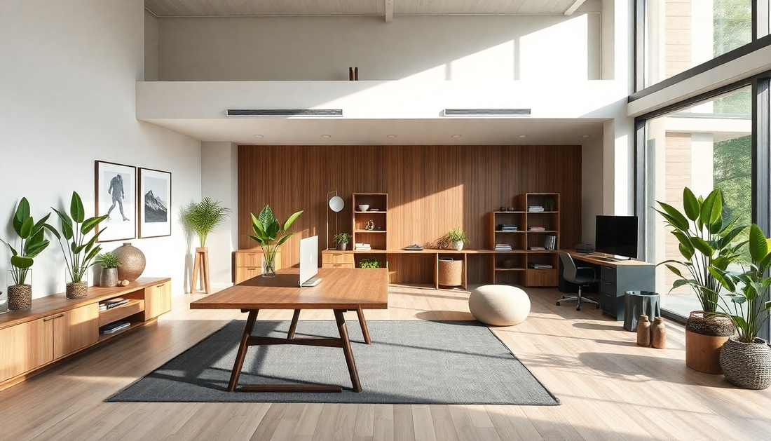Innovative Design Trends for Home Office and Fitness Spaces in 2025: Achieving a Harmonious Balance Between Work and Wellness - Dondepiso