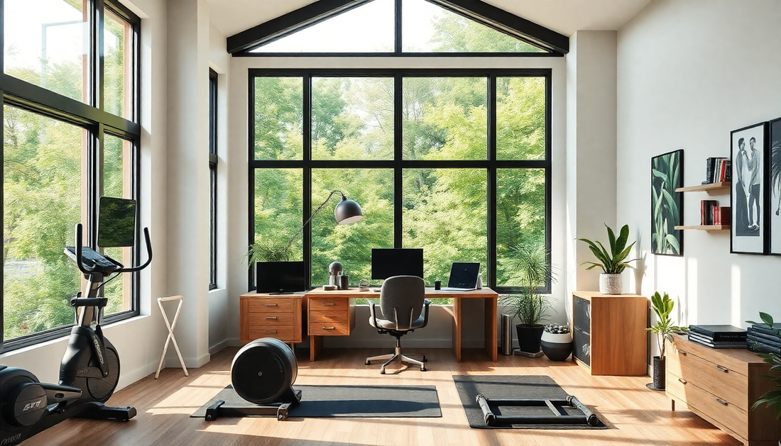 Innovative Home Office and Fitness Space Design for 2025: Strategies to Maximize Productivity and Wellbeing - Dondepiso