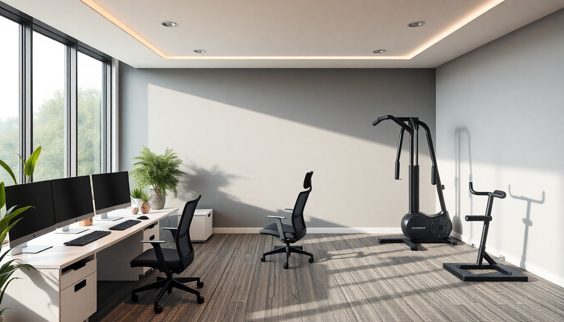 Innovative Home Office and Fitness Space Design for 2025: Strategies for Cultivating a Productive and Healthy Environment - Dondepiso