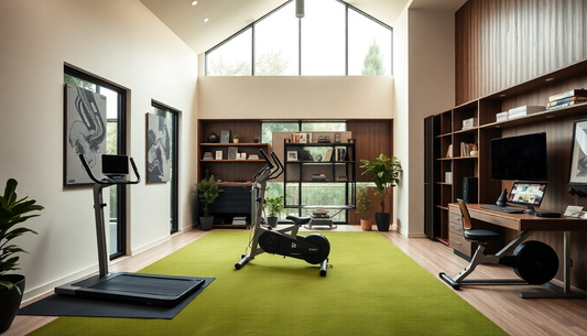 Innovative Approaches to Designing a Home Office and Fitness Space for 2025: Balancing Productivity and Wellness