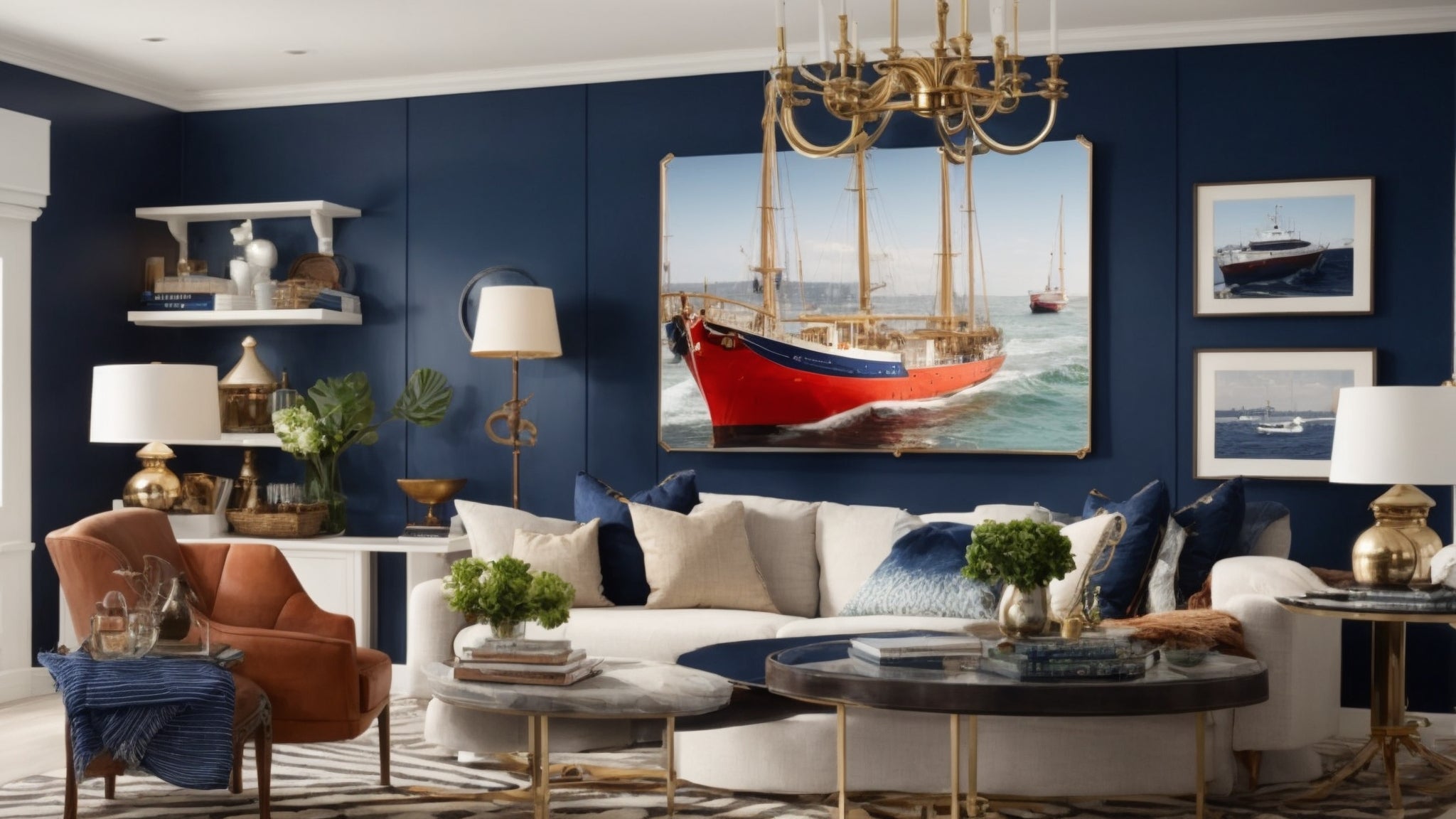 Anchors Aweigh: Transform Your Living Room with Nautical Flair – Dondepiso