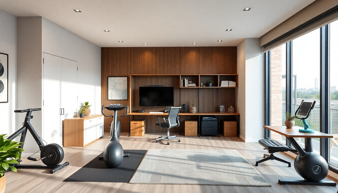 Designing a Flexible Home Office and Fitness Space in 2025: Innovative Solutions for Seamless Work-Life Integration - Dondepiso