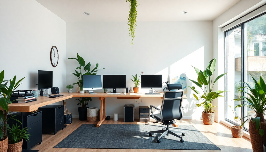 Designing a Productive and Invigorating Home Office and Fitness Space for 2025: Innovative Ideas for Optimal Balance and Wellbeing - Dondepiso