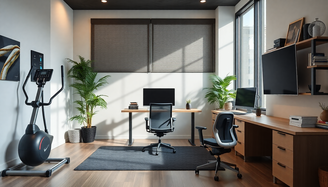 Innovative Home Office and Fitness Zone Design for 2025: Strategies for Creating a Productive and Healthy Workspace - Dondepiso