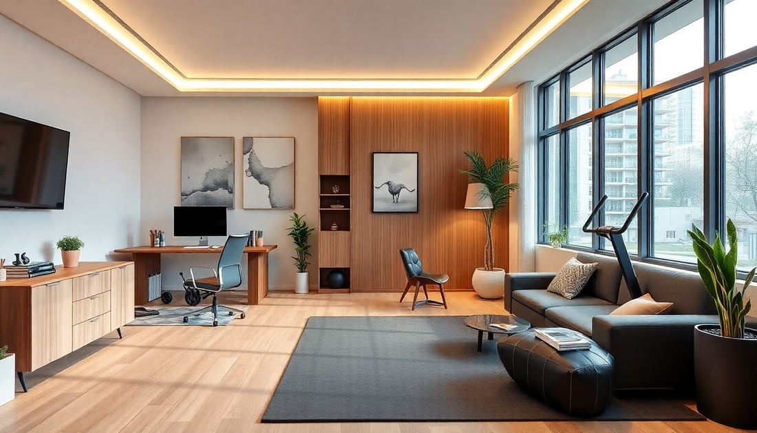 Innovative Strategies for Creating a Flexible Home Office and Fitness Space in 2025: Design Ideas for a Productive Lifestyle - Dondepiso