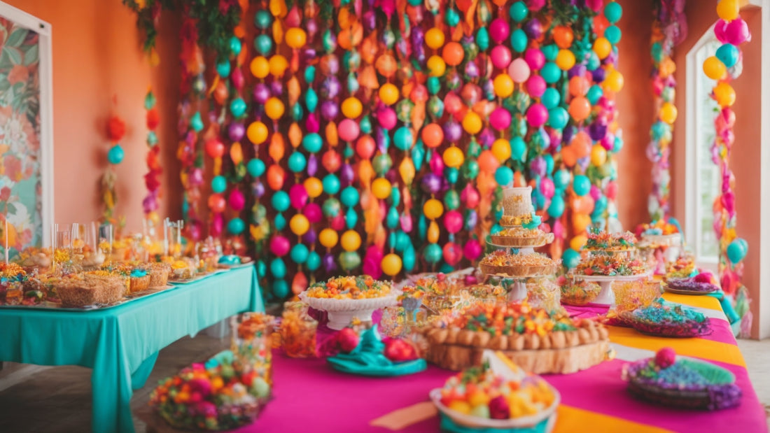 Colorful Creations: Vibrant Party Decoration Ideas to Add Pizzazz to Your Bash