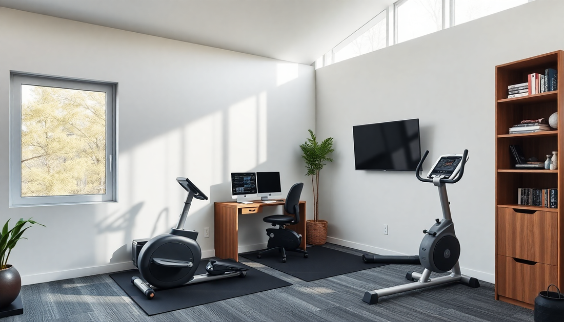 Innovative Home Office and Fitness Space Design for 2025: Creating a Productive and Health-Focused Environment - Dondepiso