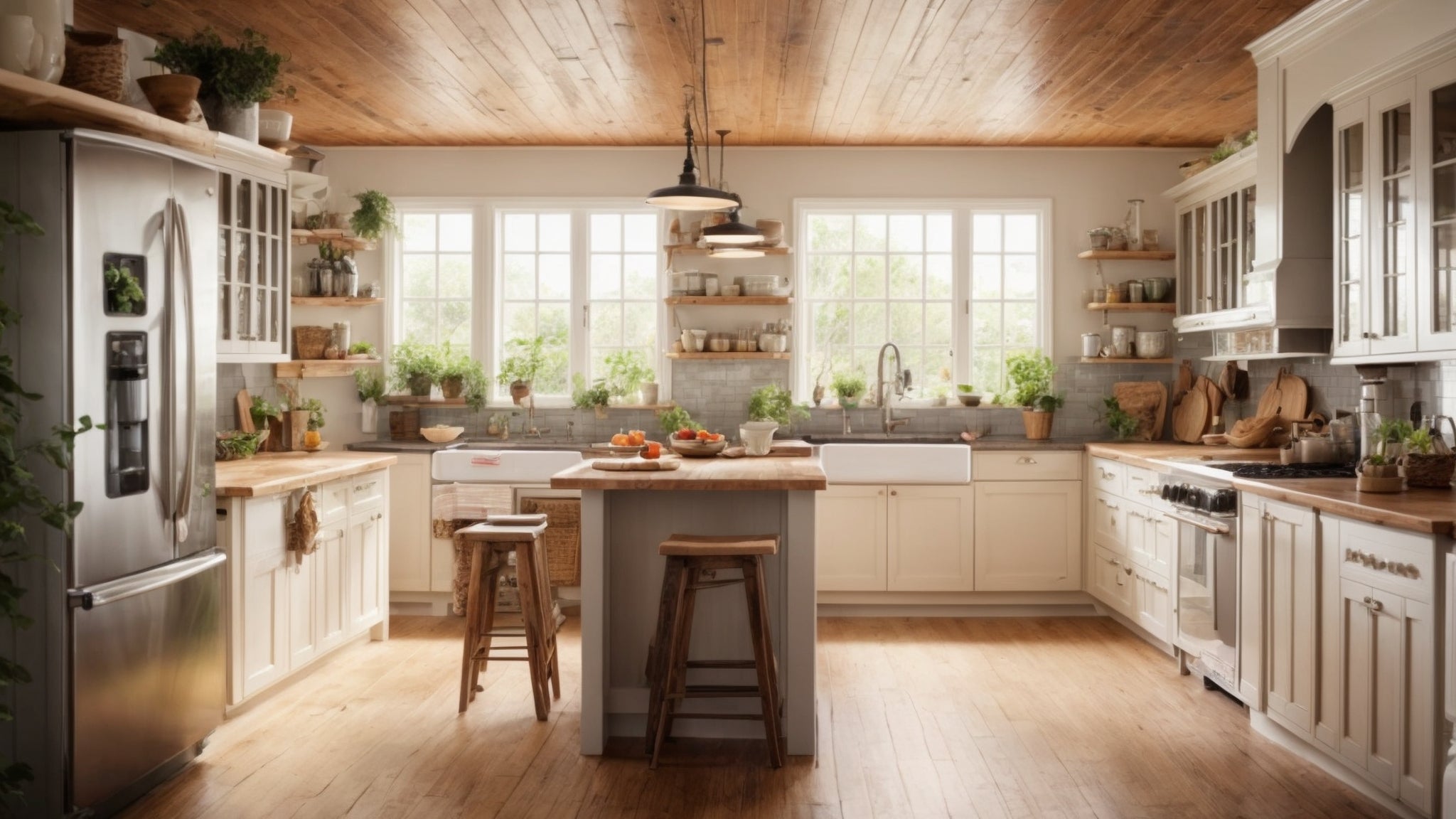Farmhouse Kitchen Makeover: From Drab to Fab