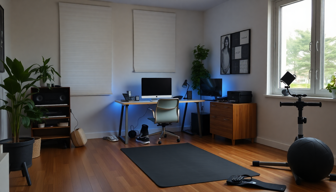 Innovative Strategies for Merging Work and Wellness in Your Home Office and Fitness Space: A 2025 Guide to Optimal Productivity and Health - Dondepiso