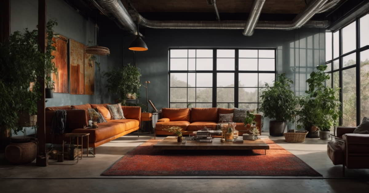 Industrial Living Room Ideas for Loft Homes