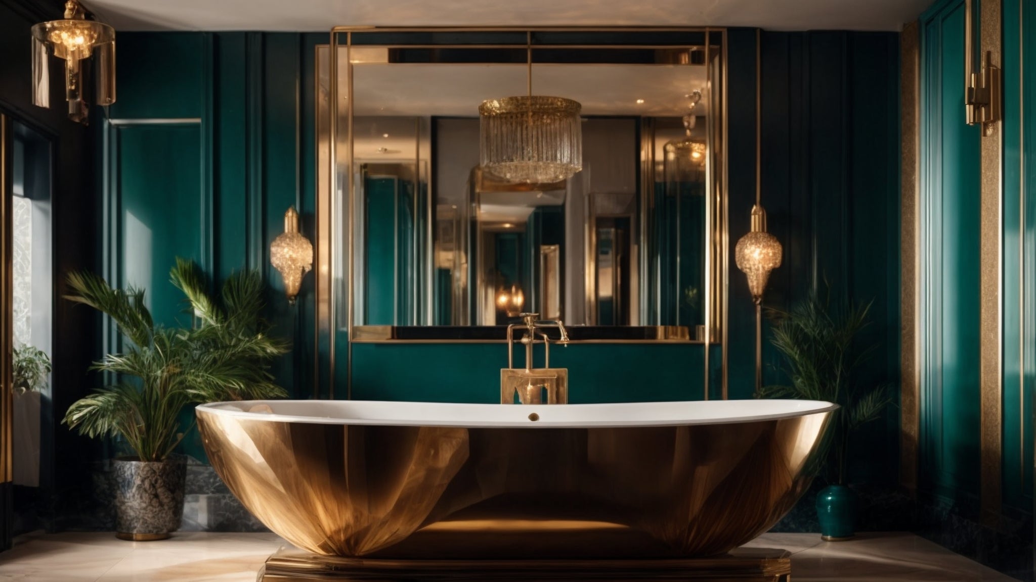 Luxurious Lavatory: Essential Elements of Art Deco-Inspired Bathroom ...