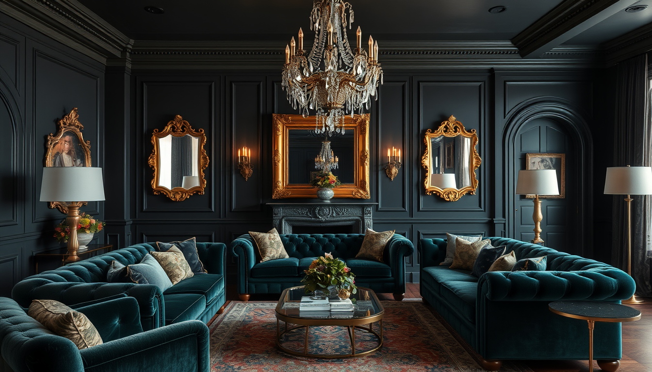 Decorating with Drama: Dark and Moody Interior Design Ideas – Dondepiso