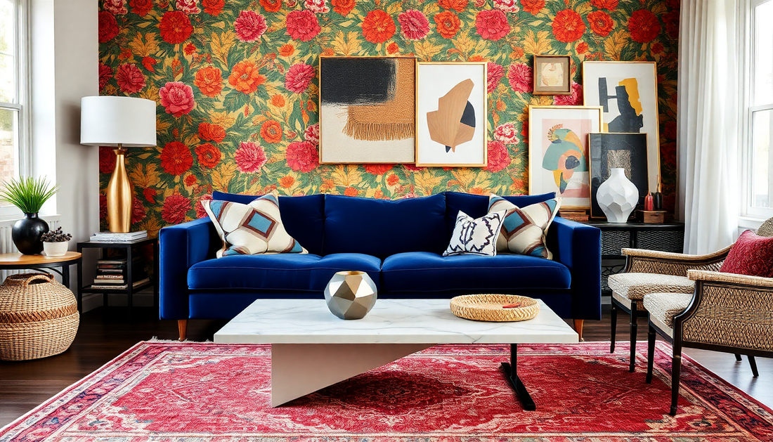 Pattern Play: Mixing Textures and Prints for a Dynamic Space