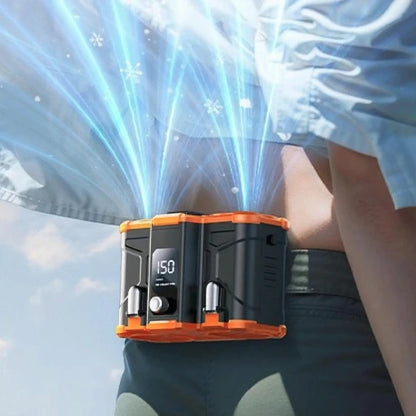 10000mAh Waist Fan Personal Fan Practical Low Noise