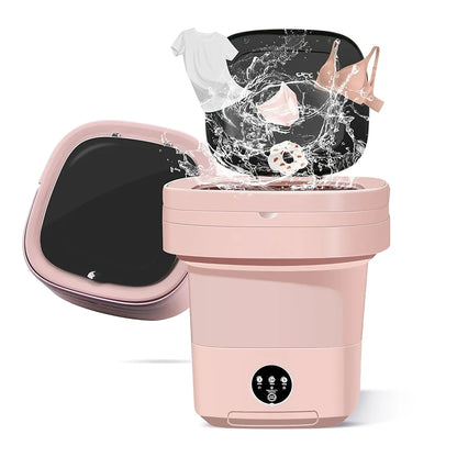 11L Portable Small Washing and Dryer Machine, Collapsible Washer with Spin